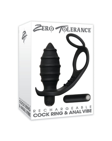 Rechargeable Anal Cock Ring & Anal Vibe